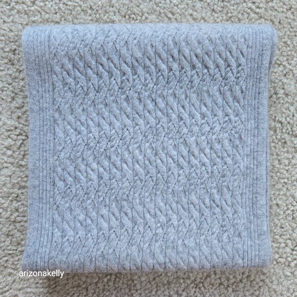L.L. Bean Cashmere Mini-Cable Knit Scarf - Picture 1 of 8